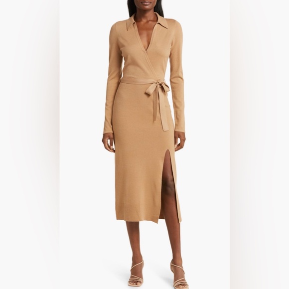 PAIGE Dresses & Skirts - PAIGE Carmen Belted Long Sleeve Sweater